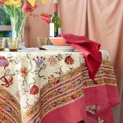 French Tablecloth Fleur des Indes