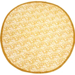 French Tablecloth Forest Harvest Grey & Mustard