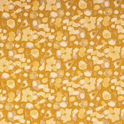 French Tablecloth Forest Harvest Grey & Mustard