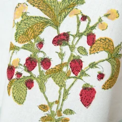 French Tablecloth Fraises des Bois Bleu