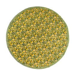 French Tablecloth Fruit Yellow & Green