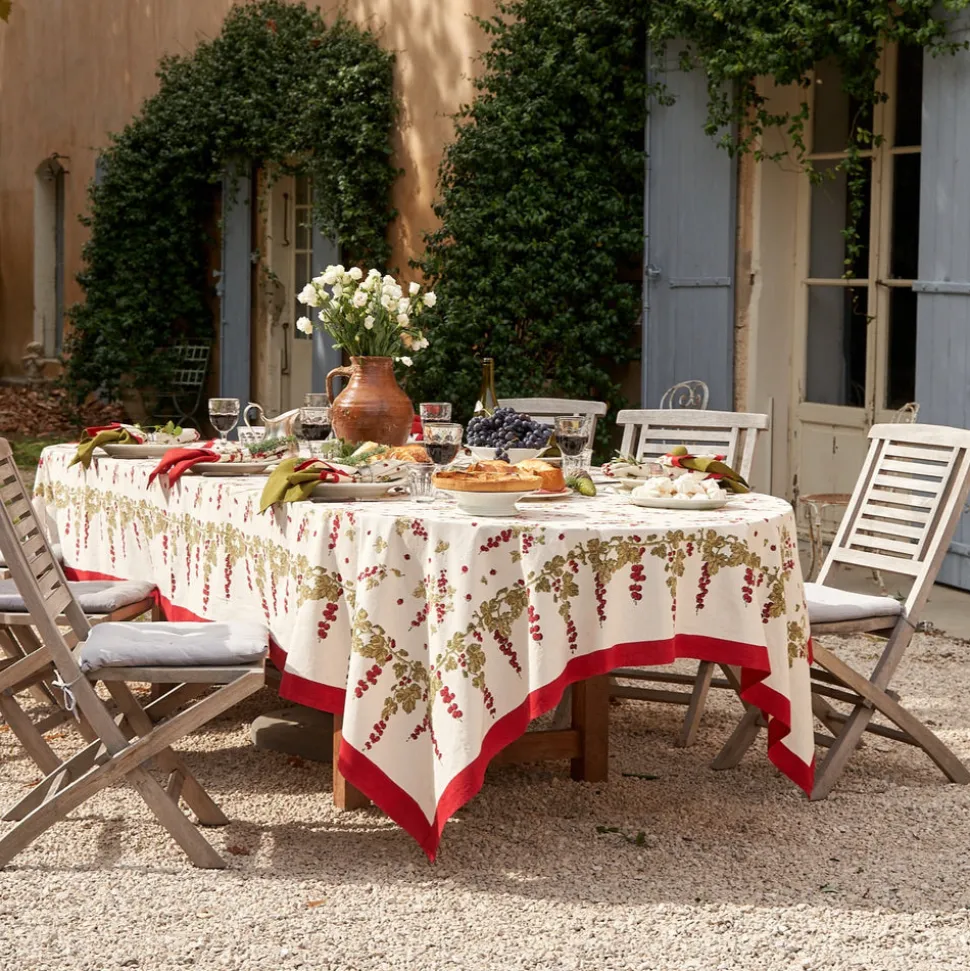 French Tablecloth Gooseberry