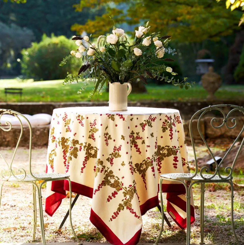 French Tablecloth Gooseberry
