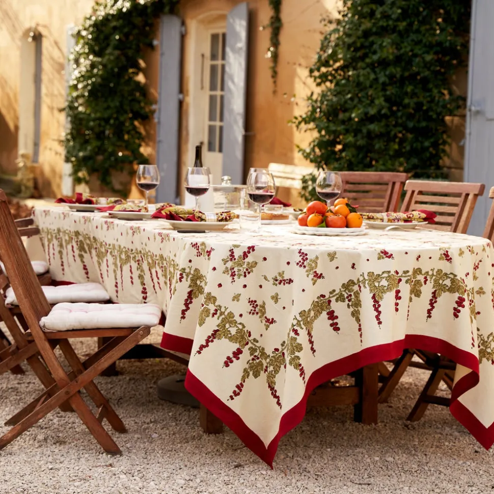 French Tablecloth Gooseberry