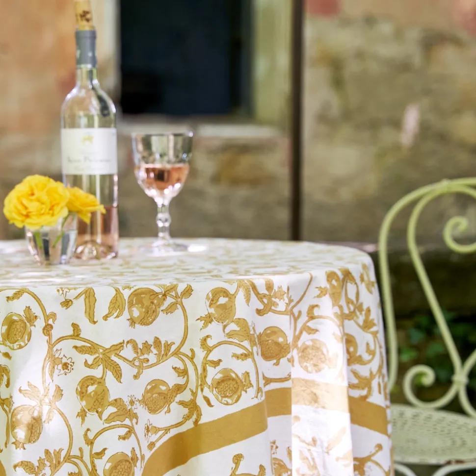 French Tablecloth Granada Mustard