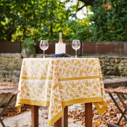 French Tablecloth Granada Mustard