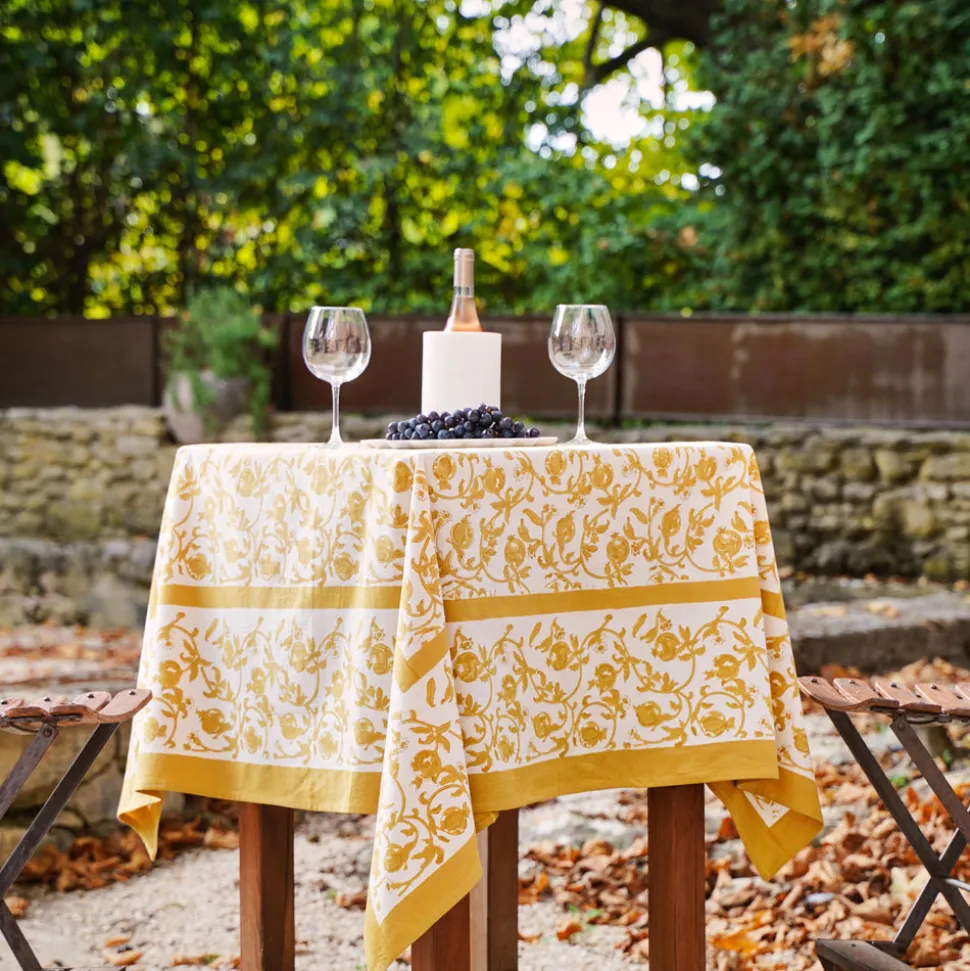 French Tablecloth Granada Mustard