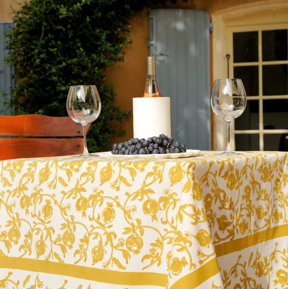 French Tablecloth Granada Mustard