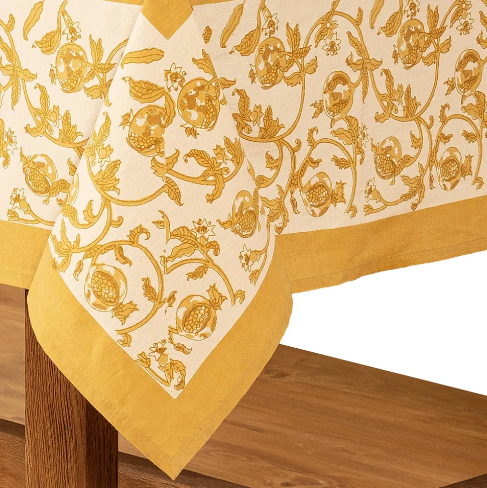 French Tablecloth Granada Mustard