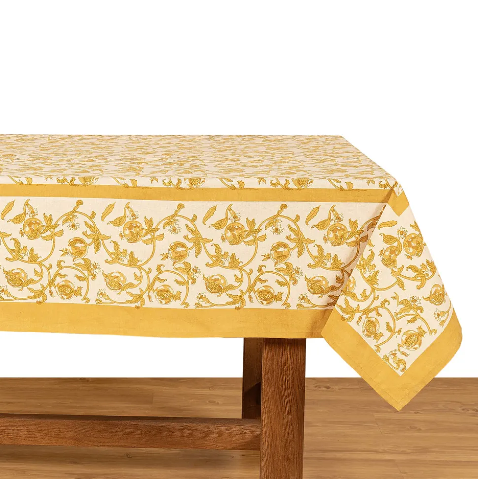 French Tablecloth Granada Mustard