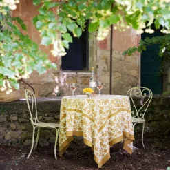 French Tablecloth Granada Mustard