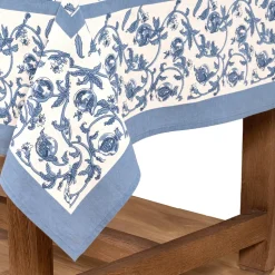 French Tablecloth Granada Cornflower Blue