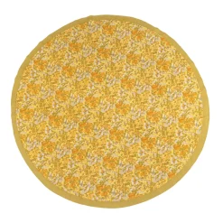 French Tablecloth Jardin Mustard & Grey