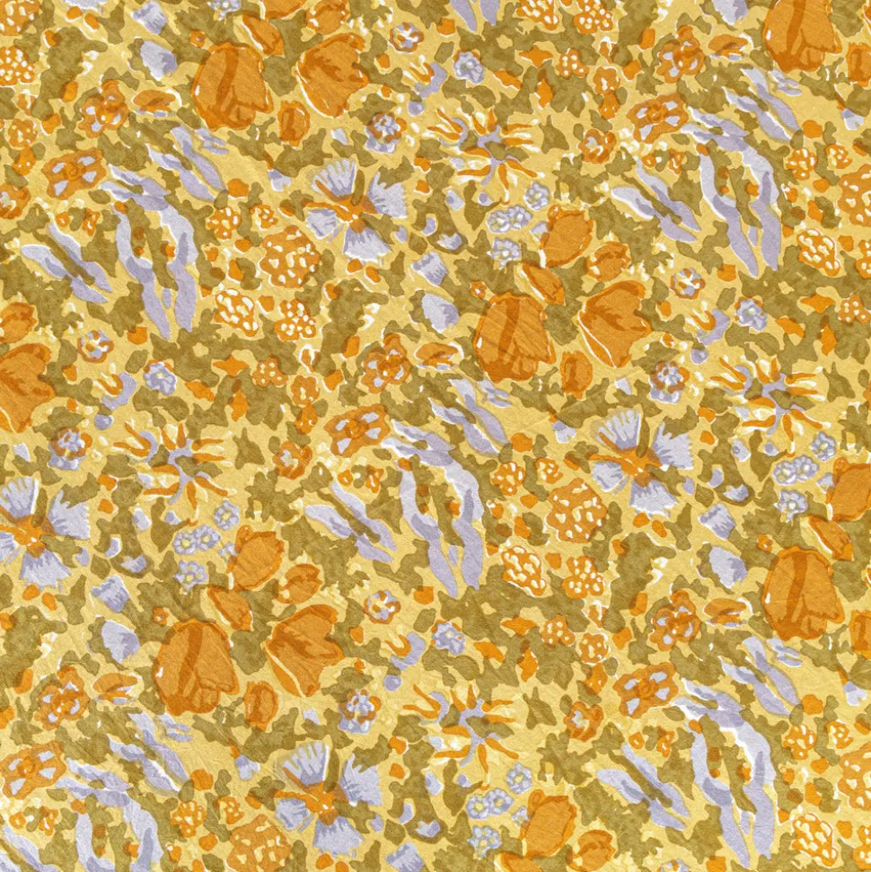 French Tablecloth Jardin Mustard & Grey