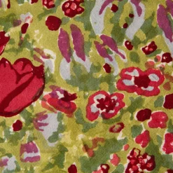 French Tablecloth Jardin Red & Green