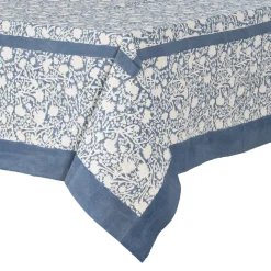 French Tablecloth Meadows Bleu