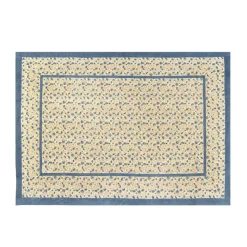 French Tablecloth Meadows Blue & Green