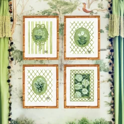 French Tulips En Vert Art Print