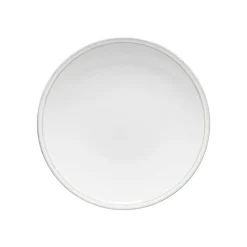 Friso Collection Dinner Plates in White, Set of 6
