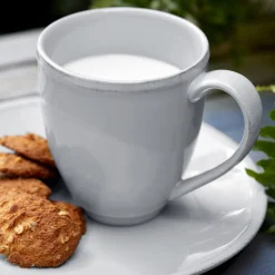 Friso Collection Mugs in White, Set of 6