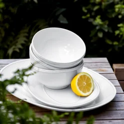 Friso Collection Oval Platter 16" in White