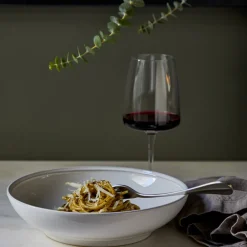 Friso Collection Pasta Bowls in White, Set of 6