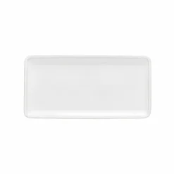 Friso Collection Rectangle Platter 12" in White