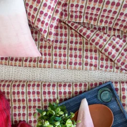 Fuchsia Daisy Suzani Pillowcases & Shams