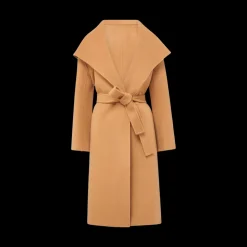 Gabriella Cashmere Coat in Camel