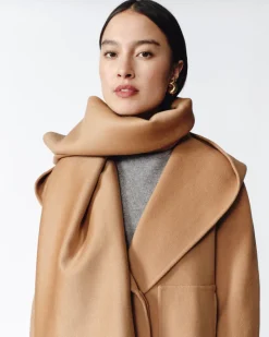 Gabriella Cashmere Coat in Camel
