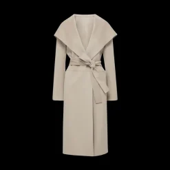 Gabriella Cashmere Coat in Oatmeal