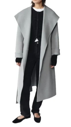 Gabriella Cashmere Coat in Mint