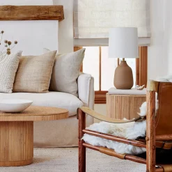 Gabriella Rattan Side Table