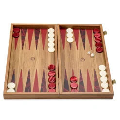 Gaia Burgundy Backgammon