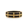 Gaia Hinged Bangle in Ebony