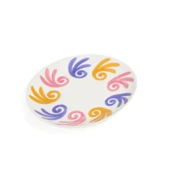 Gaia Purple & Pink Salad Plate