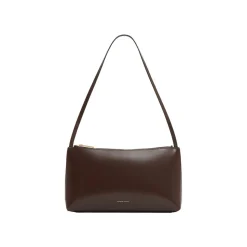 Gaia Shoulder Bag in Chocolate & Warm Grey