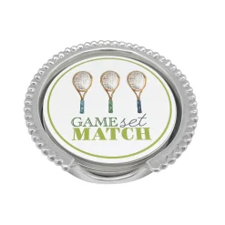 Game, Set, Match Tennis Beaded Coaster Set