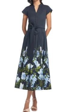 Ganika Dress in Night Sky Prima Garden