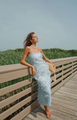 Gardenia Dress in Blue