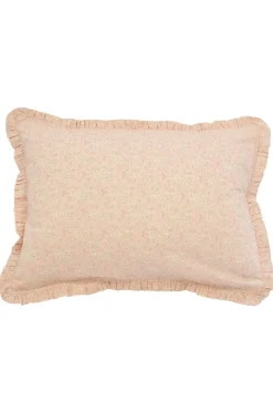 Gathered Edge Pillowcase Made With Liberty Fabric in Capel Pink