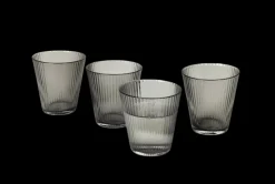 GC Nouveau Tumbler in Smoke, Set of 4