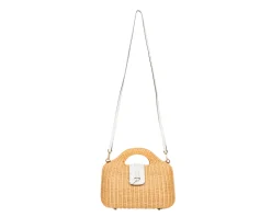 Gen Top Handle in White & Natural