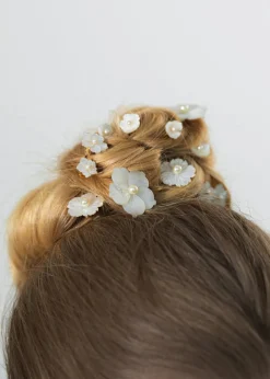 Geneva Bobby Pin Set in Mother Of Pearl