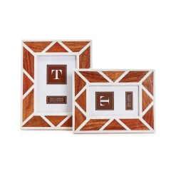 Geometric Cut Photo Frame, Set of 2