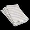 George Gray Stripe Napkin Set