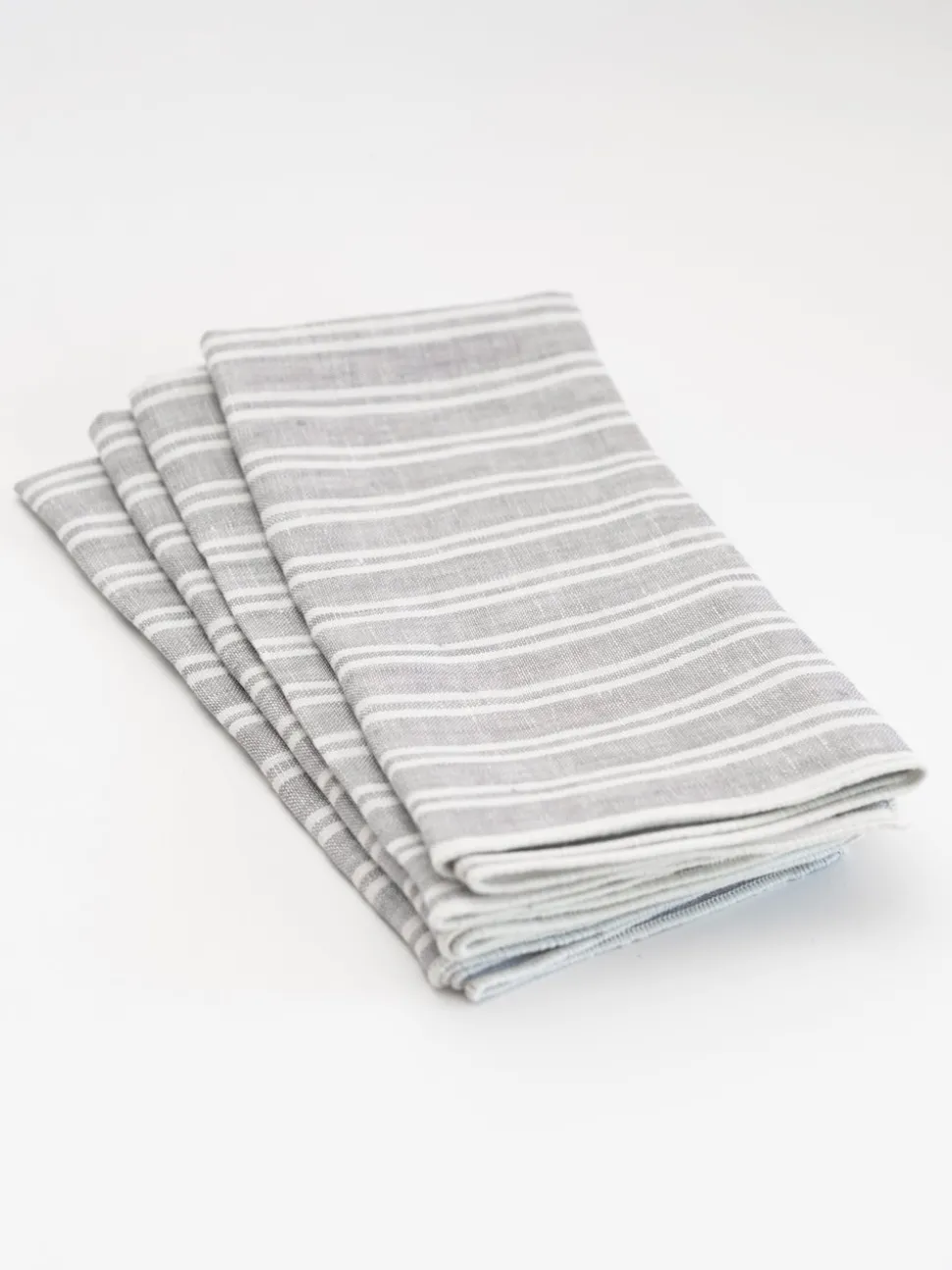 George Gray Stripe Napkin Set