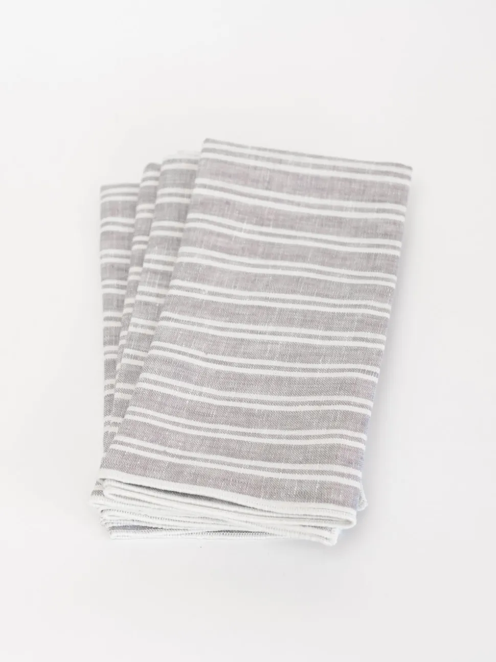 George Gray Stripe Napkin Set