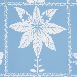 Georgia Wildflowers Wallpaper in Blue