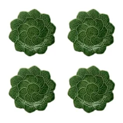 Geranium Dessert Plate 22", Set of 4
